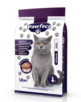 Paw Fect Adult cat food 1.0kg