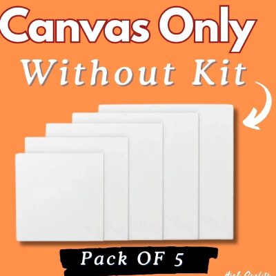 Professional Artist High Quality, 5 Pc's Canvas