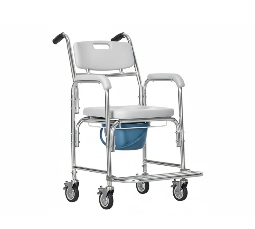 Heavy 961 Commode Chair | Patient Toilet Chair - Image 2