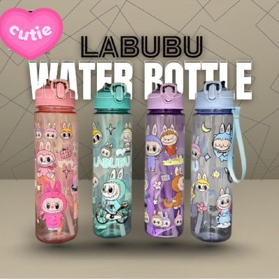 Labubu Printed water Bottle 600ml