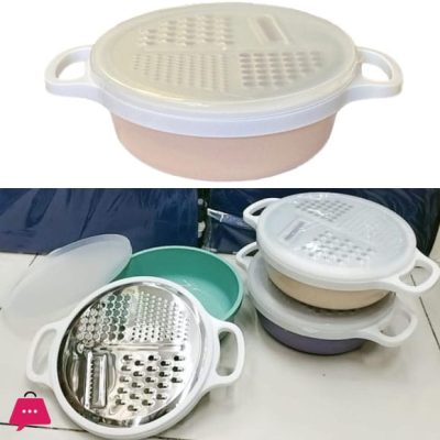 Multi-function grater with a storage bowl and lid. ✨🇨🇳