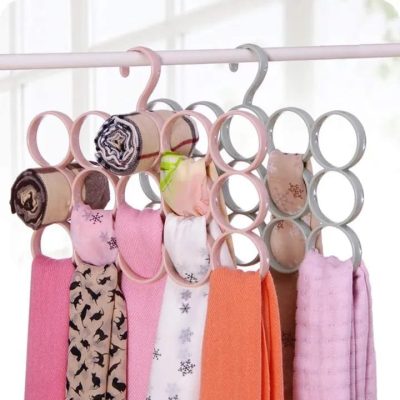 15 HOLE HANGER
 Multiple Purpose Space Saving hangers for Clothes, Scarf Shawl Belt Wardrobe Storage Holder Display