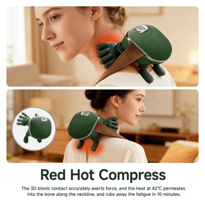 Rechargeable Hand Shaped Finger Massage Neck Shoulder